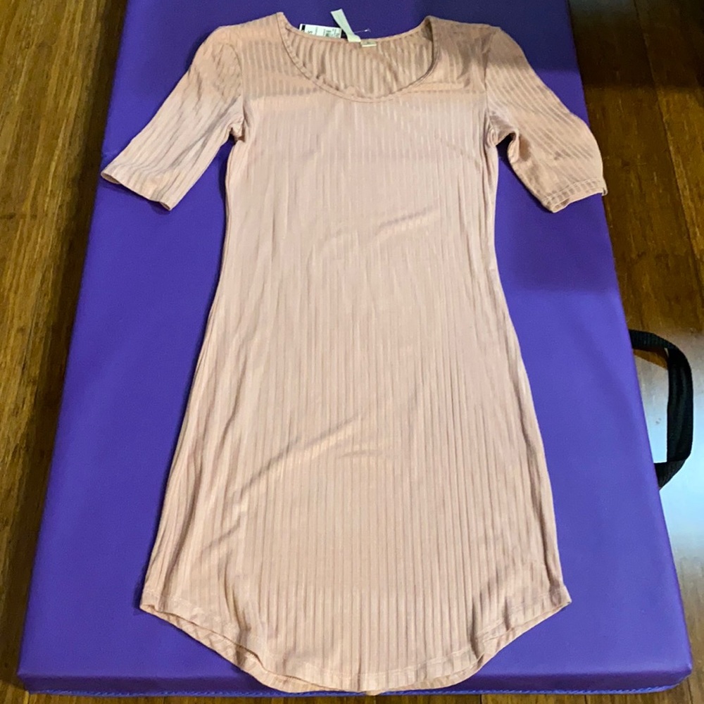 Pink Long Sleeve Dress